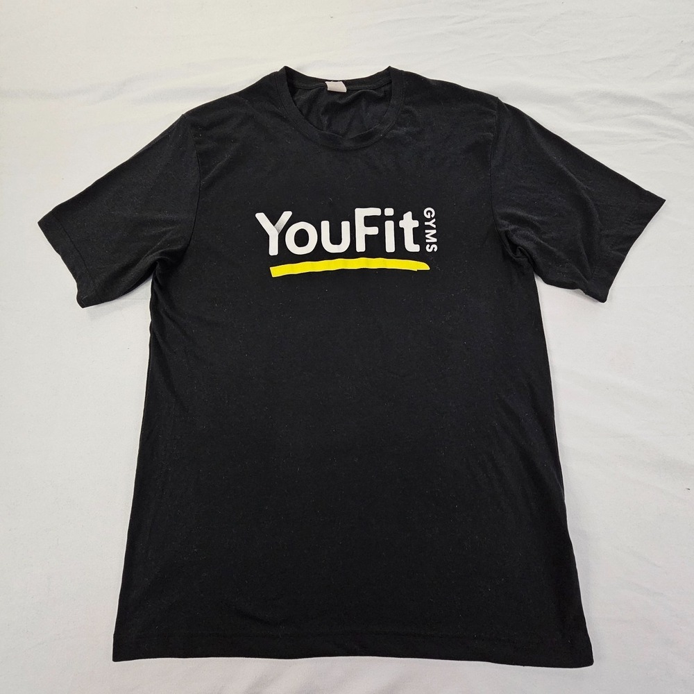 YouFit Gyms Black Short Sleeve Performance T-Shirt Men's M